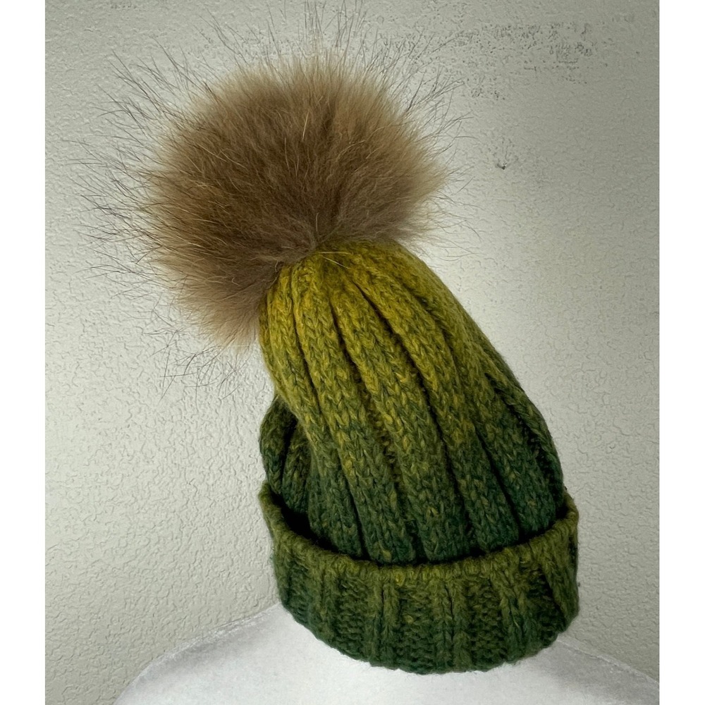 Dana Stein Hat Knit Beanie Green Small Winter‎ Outdoor Winter